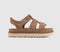 Womens UGG Goldenstar Strap Sandals Chestnut UK Size 6