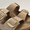 Womens BIRKENSTOCK Arizona Big Buckle Sandals Sandcastle Nubuck UK Size 5.5 EU39
