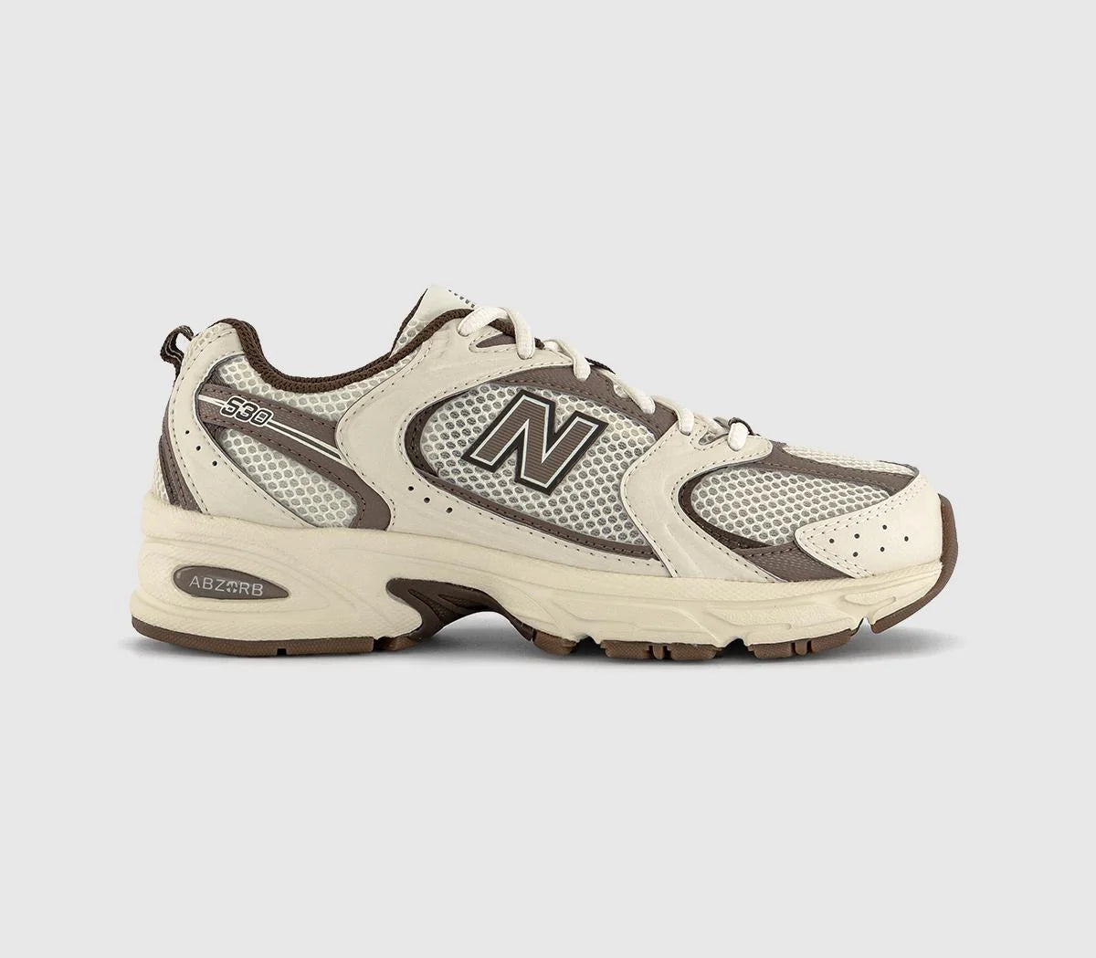 Odd sizes - New Balance MR530 Trainers Offwhite Beige UK Sizes Right 4/Left 5
