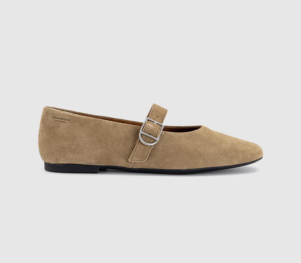 Womens Vagabond Shoemakers Jolin Mary Janes Nougat Suede UK Size 8