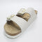Womens BIRKENSTOCK Arizona Two Strap Sandals Antique White Nubuck UK Size 5.5 EU39