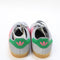 Kids adidas Gazelle 2 Infant Trainers Halo Silver Pink Green UK Size 6infant