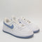 Kids Nike Air Force 1 PS Trainers White Work Blue UK Size 11 youth