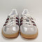 Adidas Gazelle Indoor Trainers Silver Metallic Shadow Red Gum UK Size 5