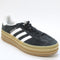 adidas Gazelle Bold W Black White White Gum Trainers UK Size 5
