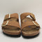 Womens BIRKENSTOCK Arizona Two Strap Sandals Mink Nubuck Sgfb UK Size 5 EU38