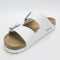 Womens BIRKENSTOCK Arizona Two Strap Sandals White Birko UK Size 5.5 EU39