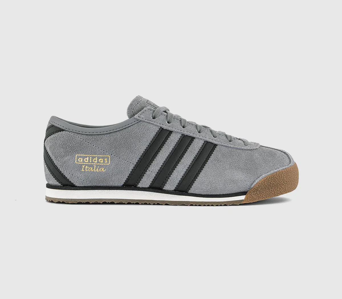 adidas Italia 70s Trainers Grey Black White UK Size 4.5