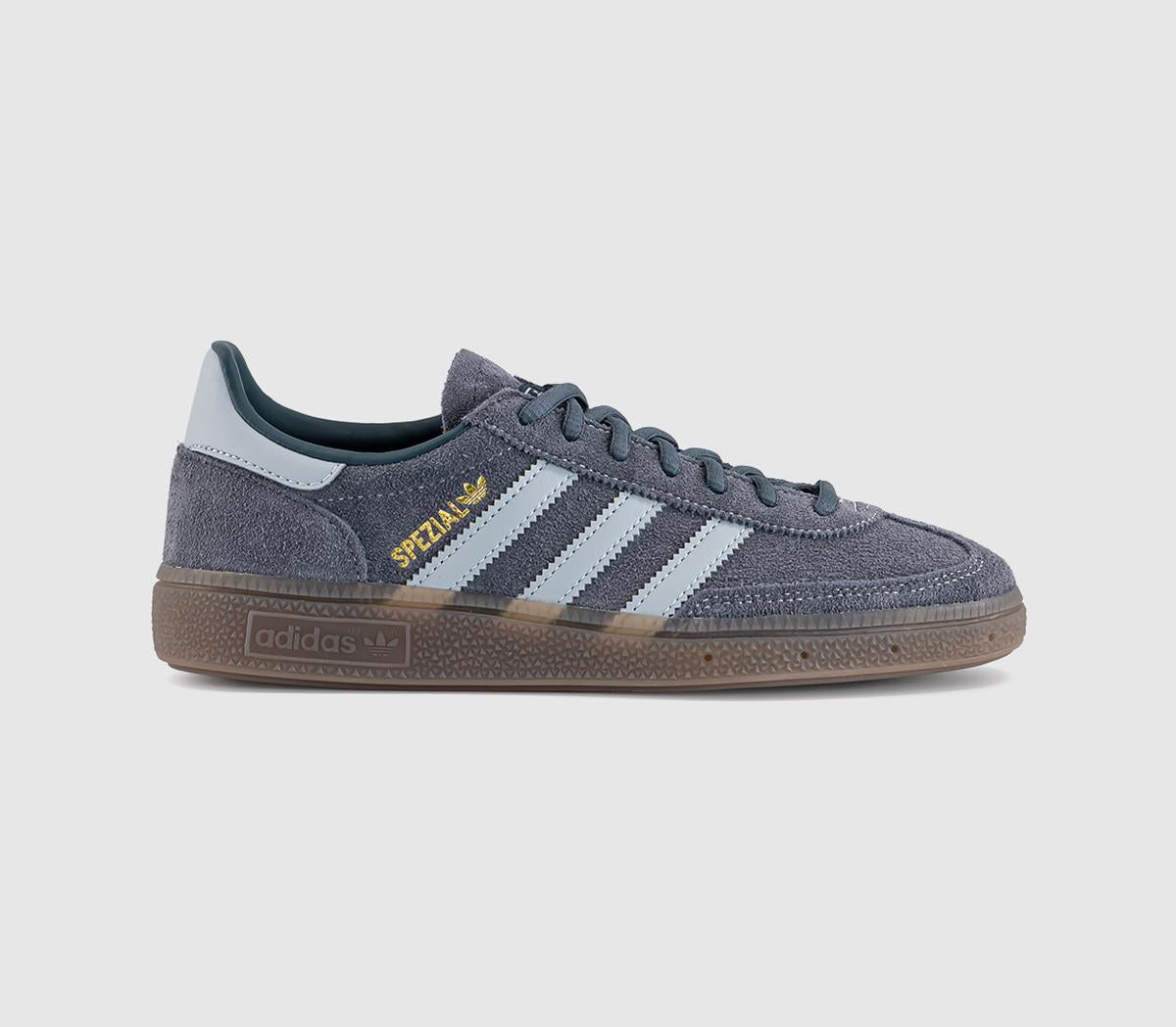 adidas Handball Spezial Trainers Aurora Onix Halo Silver Gum UK Size 11