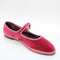 Womens Flabelus Mary Janes Pink Velvet UK Size 7