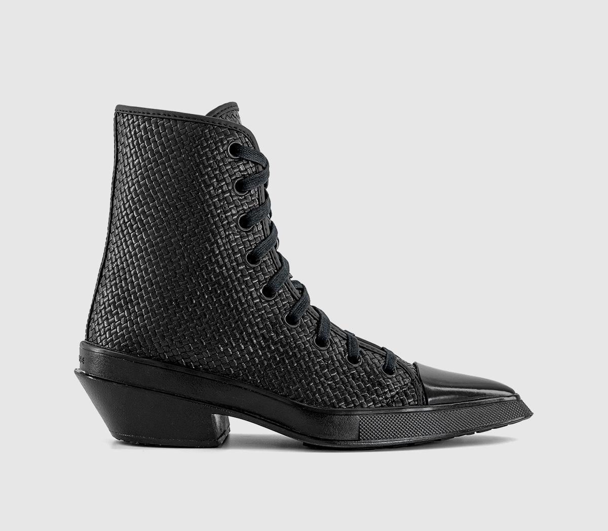 Womens Converse Chuck 70 De Luxe Boots Black Woven UK Size 5