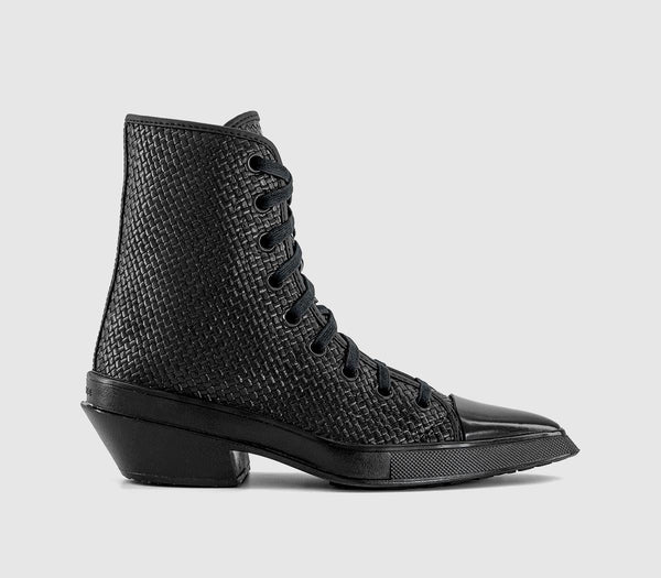 Womens Converse Chuck 70 De Luxe Boots Black Woven UK Size 5