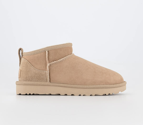 Womens UGG Classic Ultra Mini Boots Sand UK Size 6
