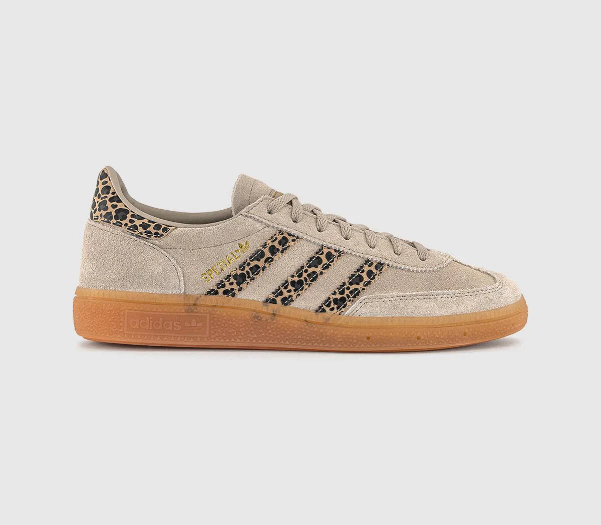 adidas Handball Spezial Trainers Leopard Wonder Beige Warm Sand UK Size 4.5