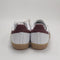 adidas Womens adidas Samba OG Trainers White Magic Mauve Quiet Crimson UK Size 8