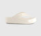 Womens Crocs Getaway Platform Flip Flops Chalk Patent UK Size 6