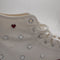 Converse All Star Hi Trainers Heart Vintage White Egret UK Size 6