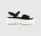 Womens Converse All Star Lugged Heel Sandals Black Black Egret UK Size 6.5