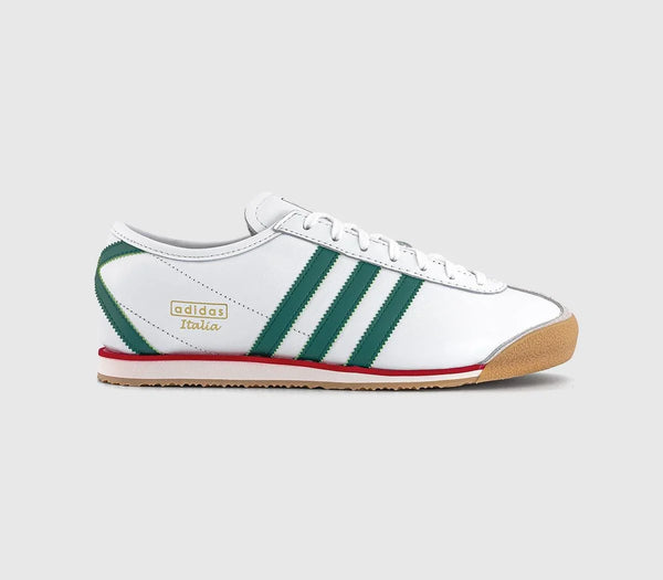 adidas Italia 70s Trainers White Black Green UK Size 5.5
