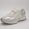 New Balance 327 Trainers Silver Metallic White UK Size 6