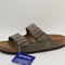 Womens BIRKENSTOCK Arizona Two Strap Sandals Stone UK Size 5 EU38