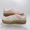adidas Gazelle Bold W Trainers Clear Pink Cream White Gold Metallic UK Size 5
