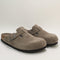 Womens BIRKENSTOCK Boston Clog Concrete Grey Suede UK Size 7 EU40