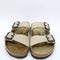 Mens BIRKENSTOCK Arizona Wire Buckle Sandals Sandcastle Nubuck UK Size 8 EU42