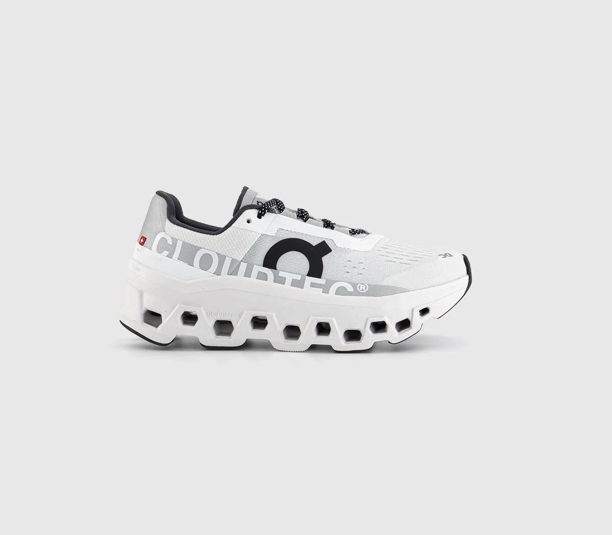 ON Cloudmonster Trainers All White F UK Size 7