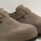 Womens BIRKENSTOCK Boston Clog Concrete Grey Suede UK Size 7 EU40