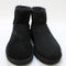 Womens UGG Classic Mini II Boots Black Suede UK Size 3