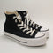 Converse All Star Lift Hi Platform Trainers Black White UK Size 4.5