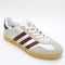 adidas Gazelle Indoor Trainers Silver Metallic Shadow Red Gum UK Size 4
