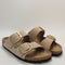 Womens BIRKENSTOCK Arizona Big Buckle Sandals Sandcastle Nubuck UK Size 5.5 EU39