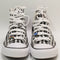 Converse All Star Hi Trainers Hello Kitty Black White Pink UK Size 6.5