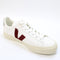 VEJA Campo Trainers White Grenat Silver F UK Size 4