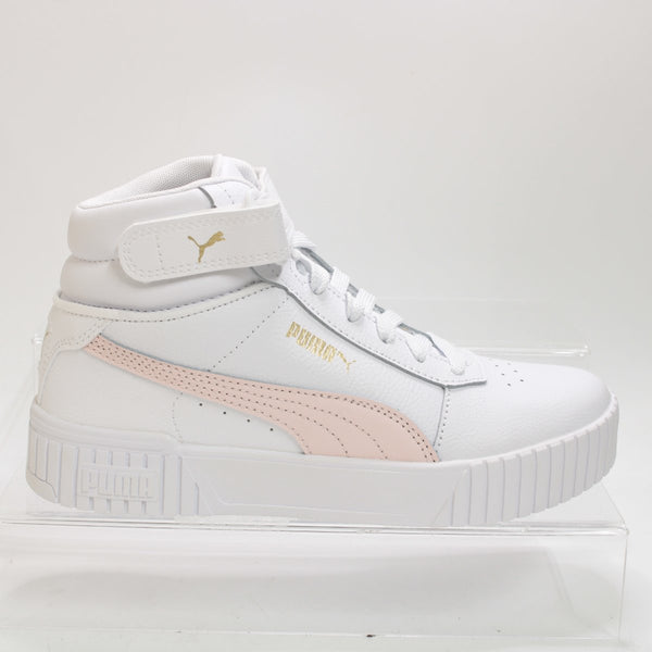 PUMA Womens PUMA Carina 20 Mid Trainers White UK Size 3.5