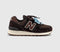 New Balance 574 Trainers Darker Grey Matter Darker Sea Salt UK Size 5