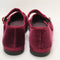 Womens Flabelus Mary Janes Red Velvet UK Size 4
