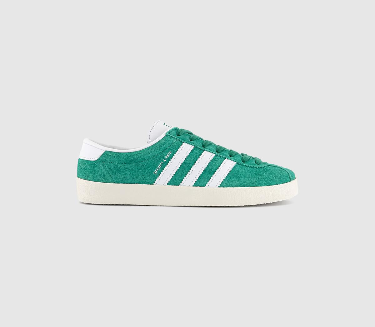 adidas Blanc Sporty & Rich Trainers Court Green White Off White UK Size 6