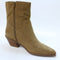 Womens OFFICE Atlanta Western Ankle Boots Tan Suede UK Size 6