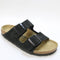 Womens BIRKENSTOCK Arizona Two Strap Sandals Suede Black UK Size 5.5 EU39