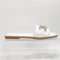 Womens OFFICE Sliders White Diamante UK Size 3