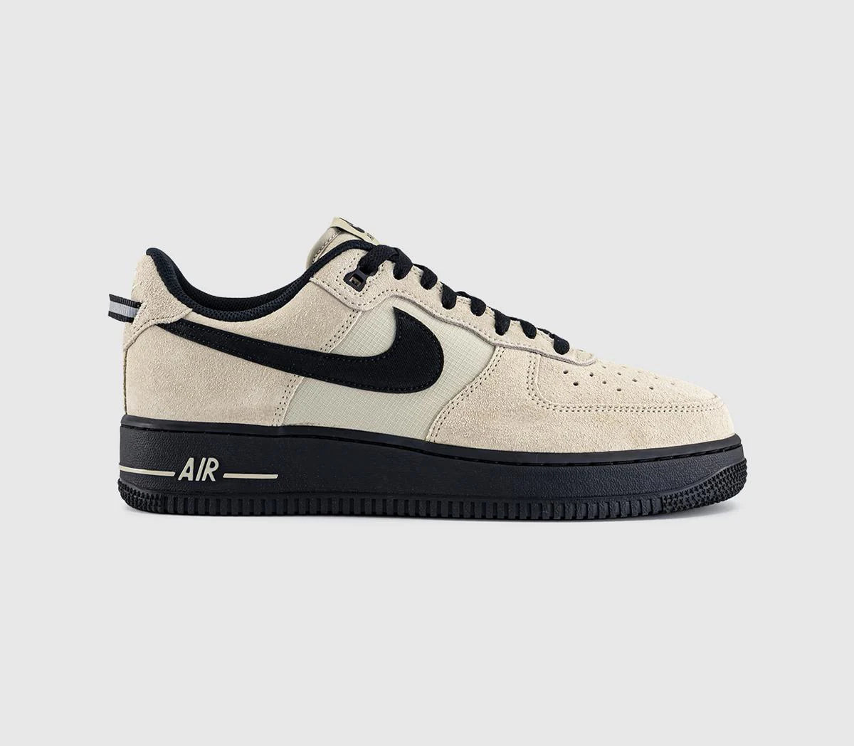 Nike Air Force 1 07 Trainers Desert Khaki Black Light Khaki UK Size 9