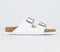 Mens BIRKENSTOCK Arizona Two Strap Sandals White Birko UK Size 9.5 EU44