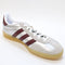 adidas Gazelle Indoor Trainers Silver Metallic Shadow Red Gum UK Size 7