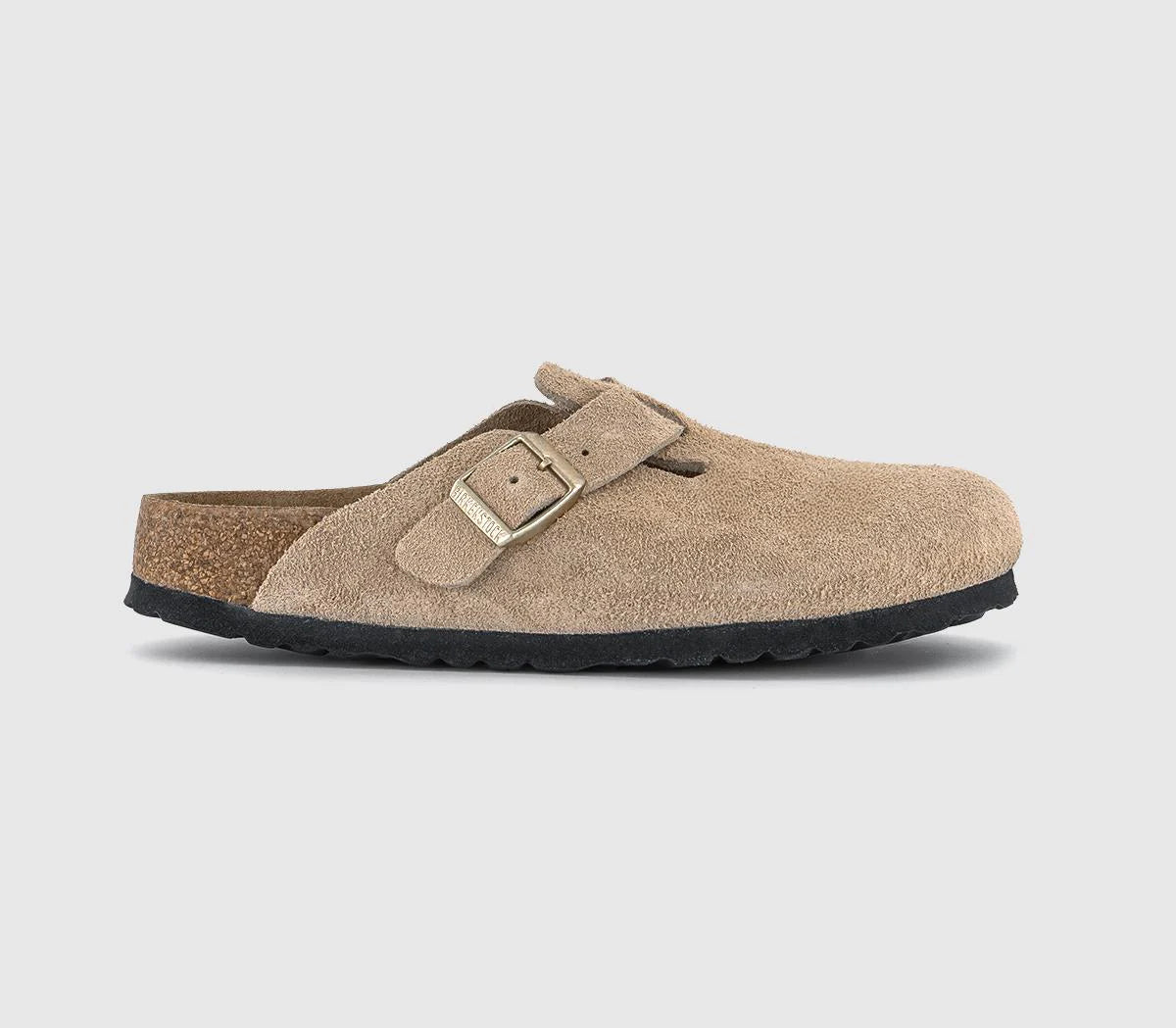 Womens BIRKENSTOCK Boston Clogs Sandcastle Suede UK Size 4.5 EU37