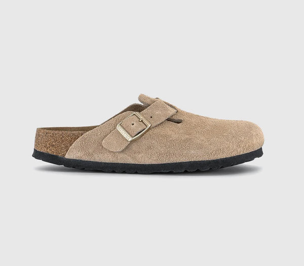 Womens BIRKENSTOCK Boston Clogs Sandcastle Suede UK Size 4.5 EU37