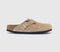 Womens BIRKENSTOCK Boston Clogs Sandcastle Suede UK Size 4.5 EU37