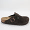 Womens BIRKENSTOCK Boston Clogs Mocca Suede UK Size 5.5 EU39